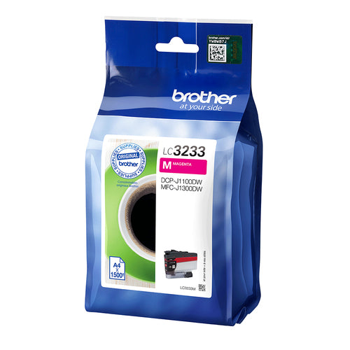 Brother LC-3233M ink cartridge 1 pc(s) Original Standard Yield Magenta Brother LC-3233M ink cartridge 1 pc(s) Original Standard Yield Magenta